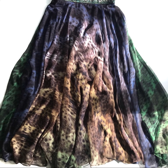 Fabulous Mac Dugal Animal Print Prom Dress! NWOT! - Picture 6 of 12